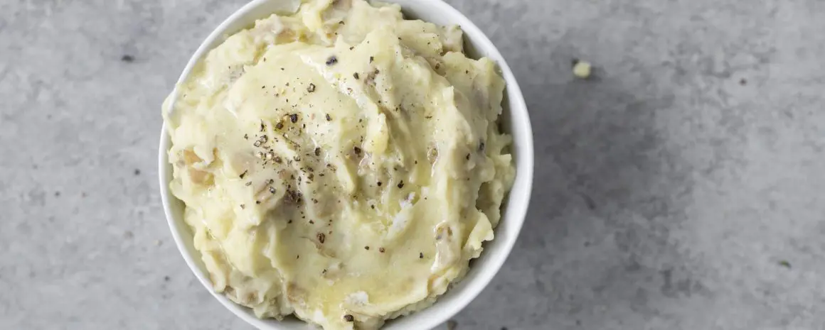 A bowl of mashed little potatoes.