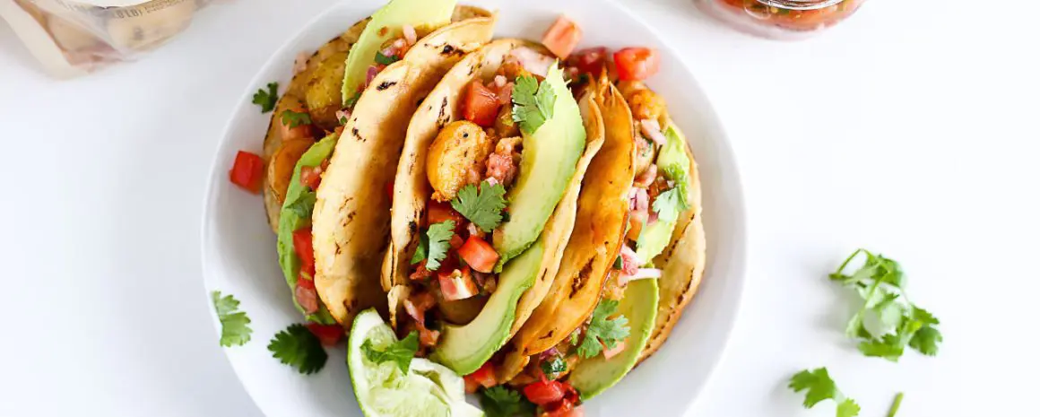 Vegan potato tacos.