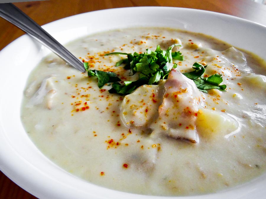 Little Potato and Bacon Chowder