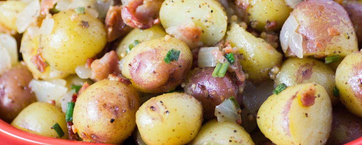 Hot German potato salad