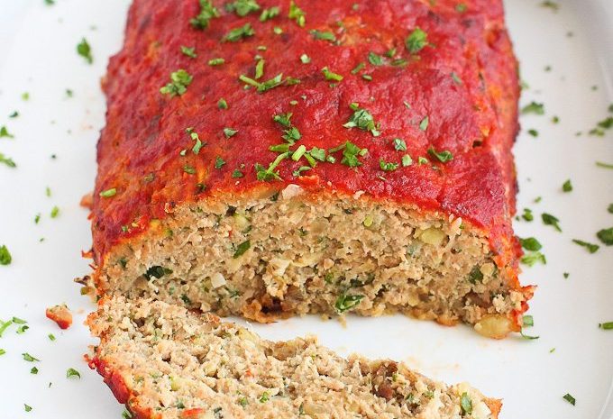 Itaian Turkey Potato Zucchini Meatloaf.