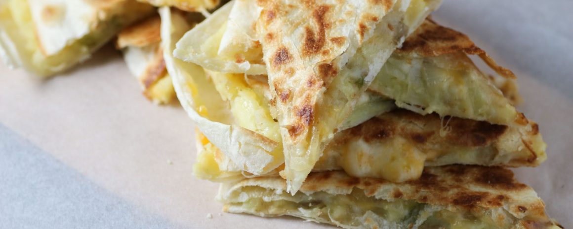 Pierogi Quesadillas