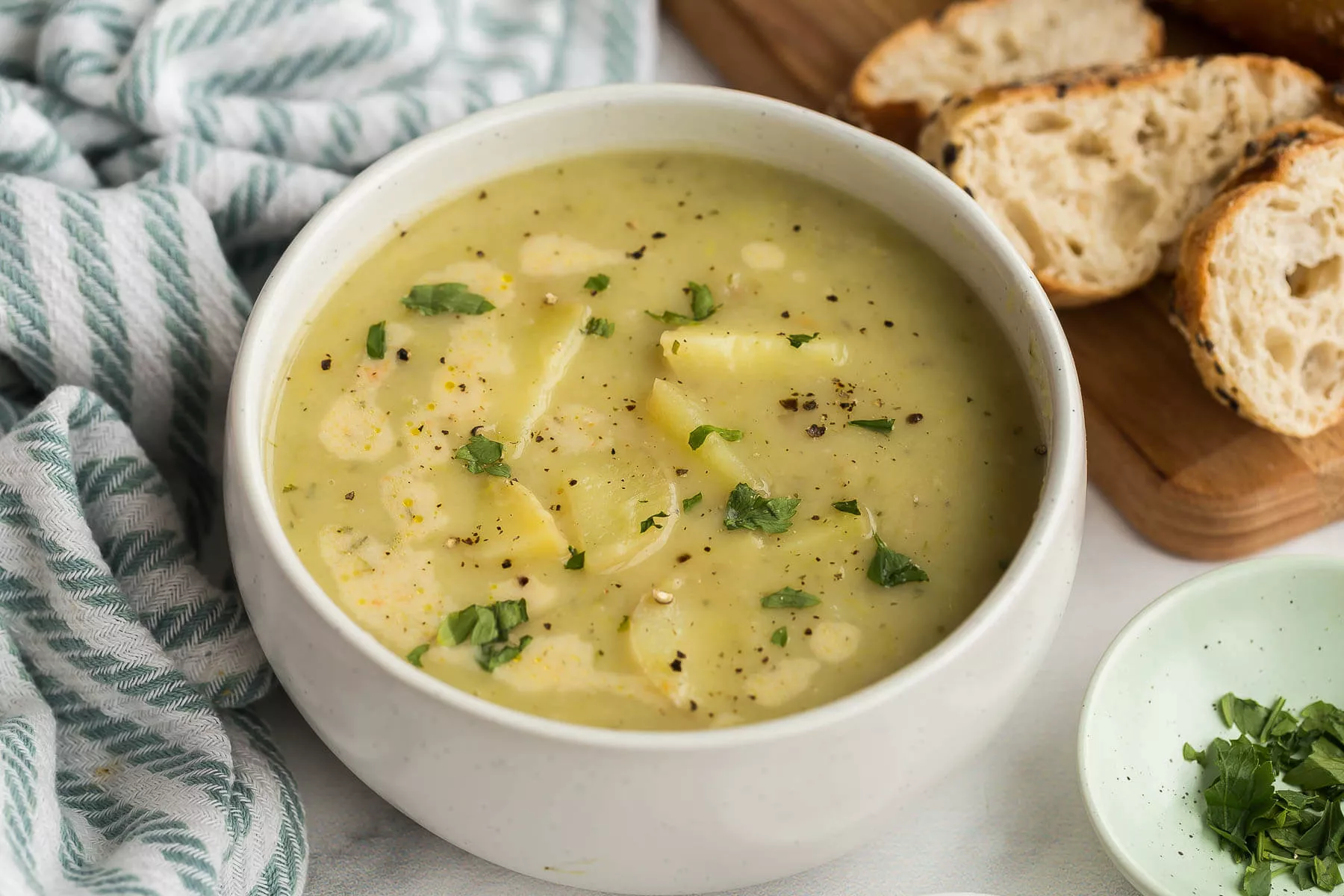 Potato-Leek-Soup_Ashley-Fehr_Web-Res-2 A delicious and comfy bowl of potato leek soup.