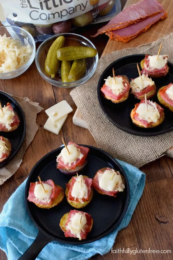 Potato Reuben Stacks