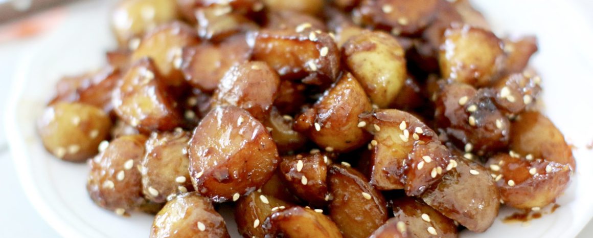 Sticky potatoes