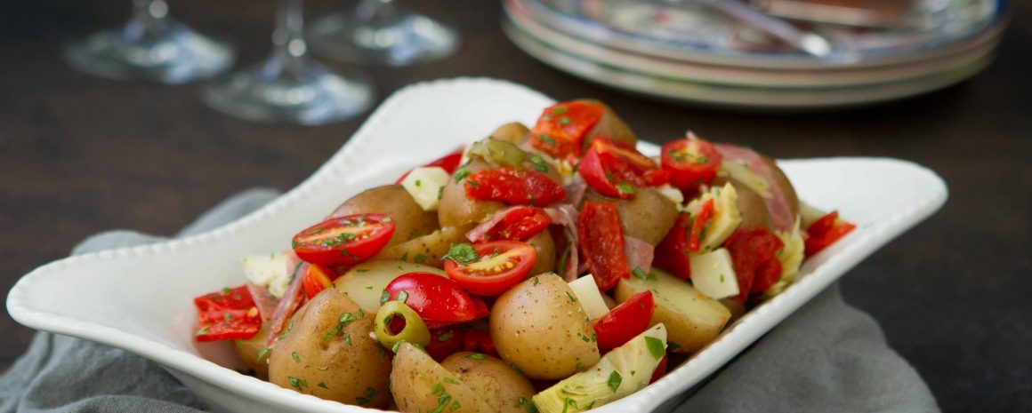 A warm potato salad.