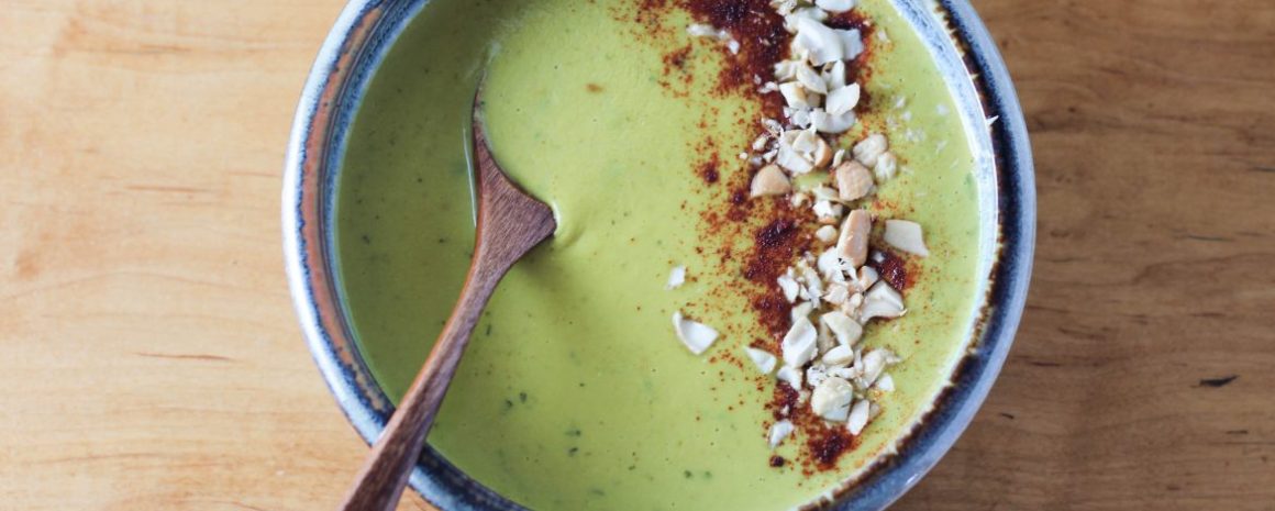 Cashew curry soup.