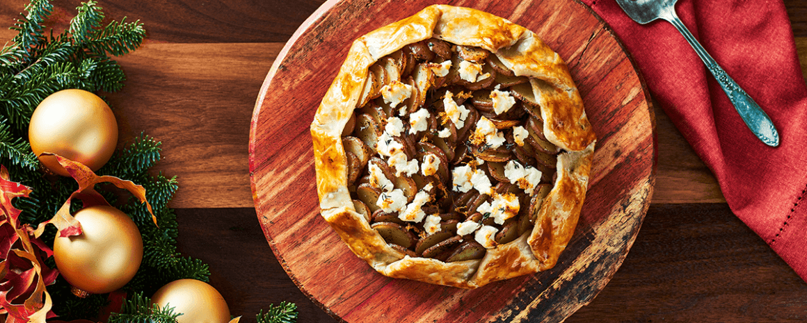 Leek and Little Potato Galettes.