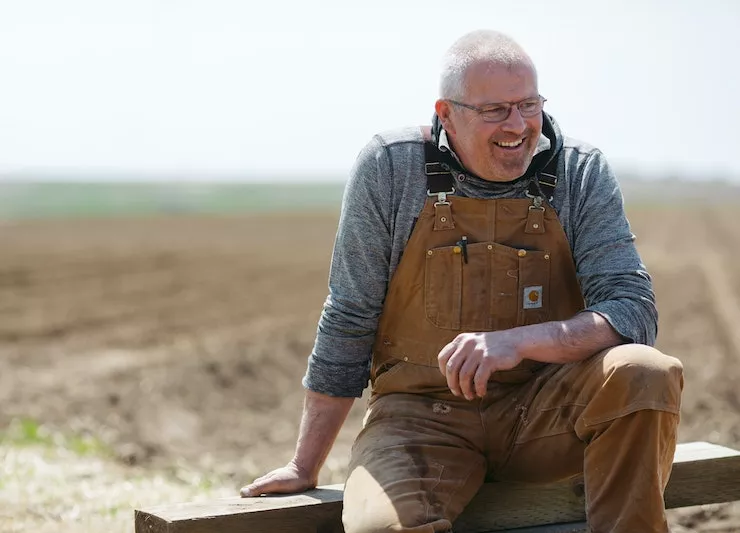 Harry Lamberts, one of our farmers.